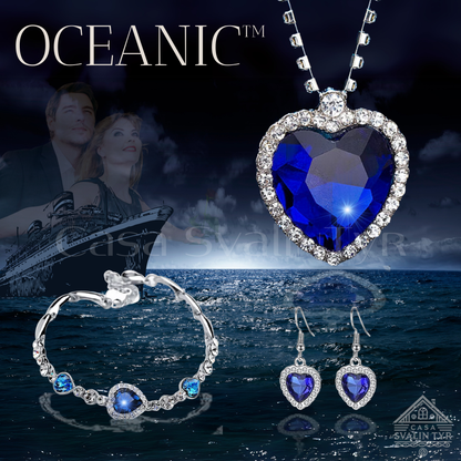 Oceanic™ Set joyas de circón Titanic