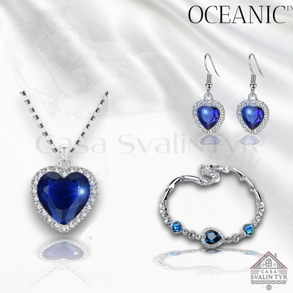 Oceanic™ Set joyas de circón Titanic