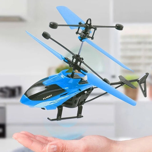 FlyZen™ MiniHelicóptero Con Sensor a Control Remoto y luces LED