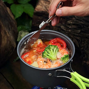OutKitchen™ Kit de Ollas para Camping 8 piezas