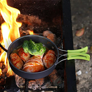 OutKitchen™ Kit de Ollas para Camping 8 piezas